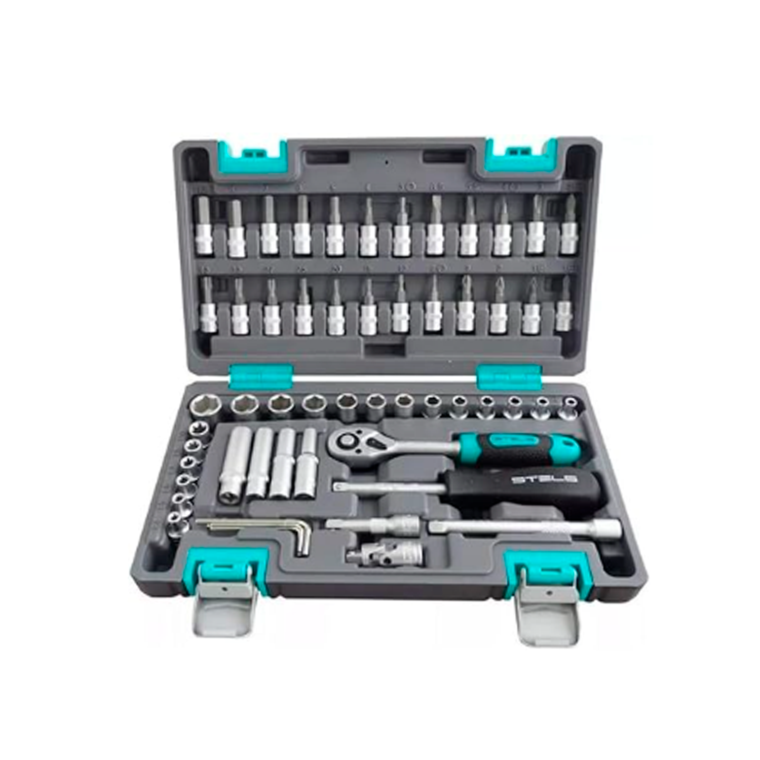 Jogo de Soquete / Bits Com Catraca CRV Ac...
